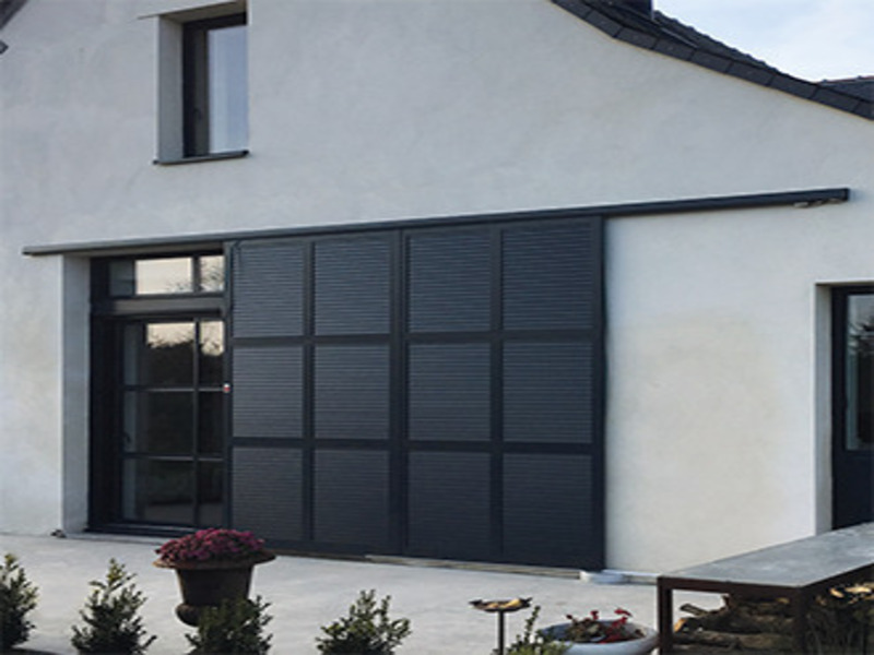 Volets coulissants en ALU Anthracite  Mounes