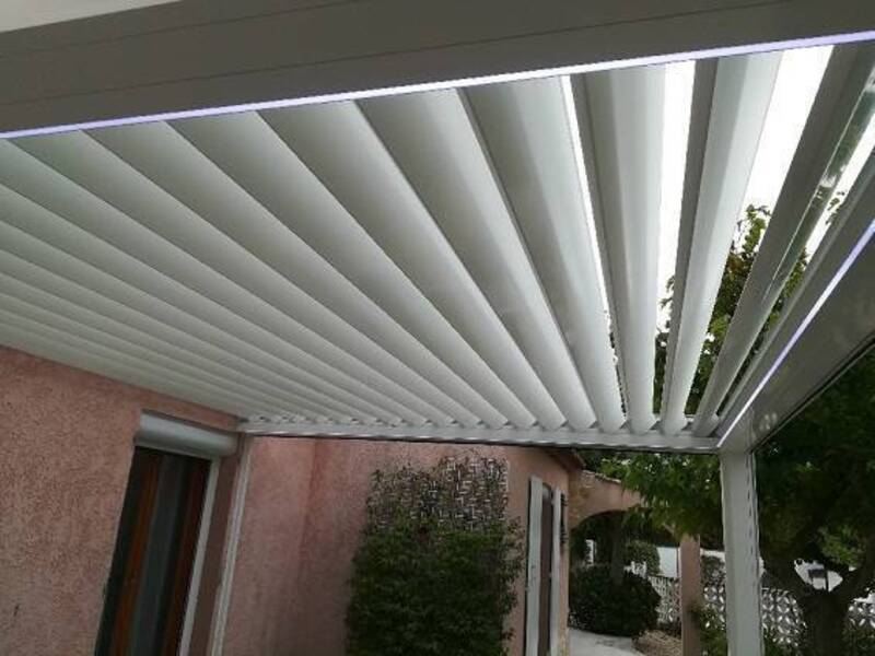 Pergola Bioclimatique installe par Techni'RnoV